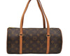 Authentic Louis Vuitton Monogram Papillon 30 Hand Bag M51385 LV 7017I