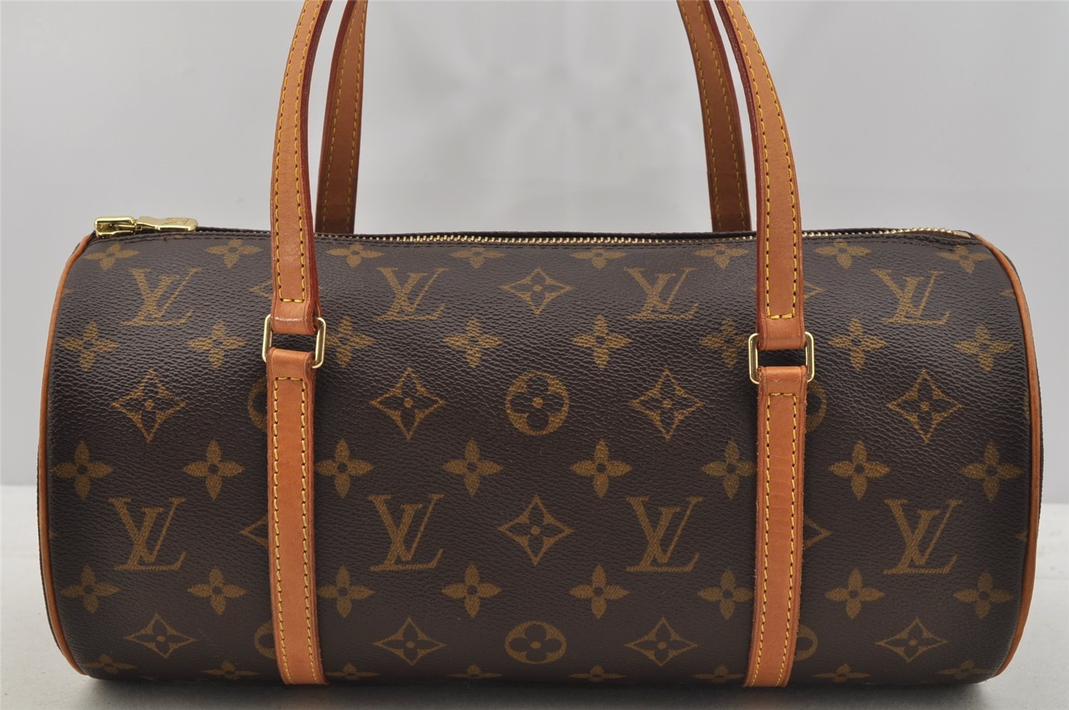 Authentic Louis Vuitton Monogram Papillon 30 Hand Bag M51385 LV 7017I