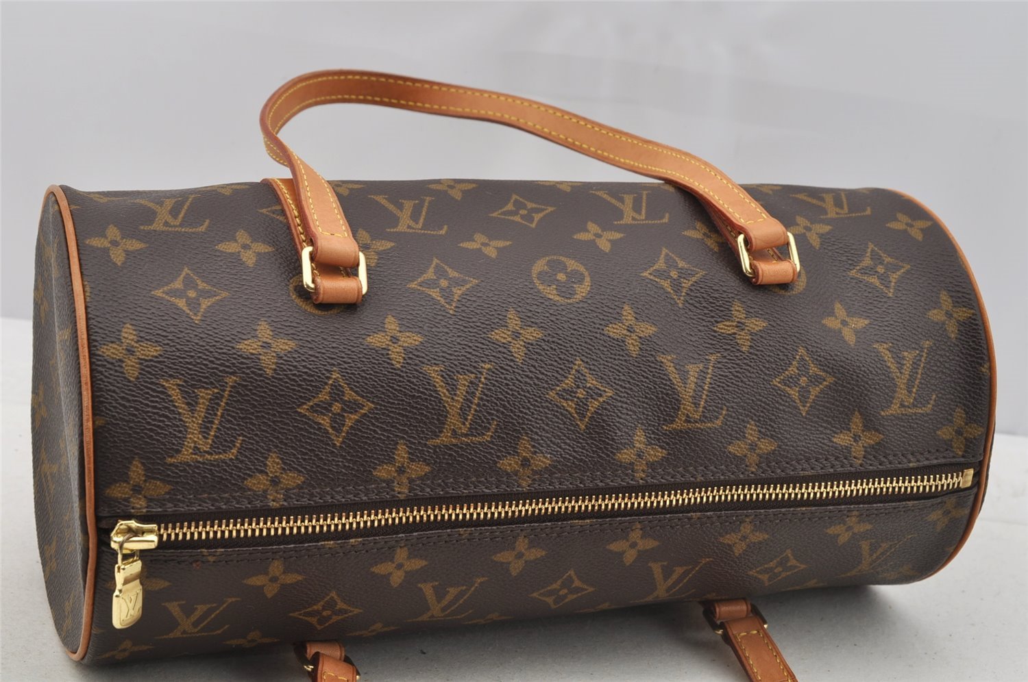 Authentic Louis Vuitton Monogram Papillon 30 Hand Bag M51385 LV 7017I