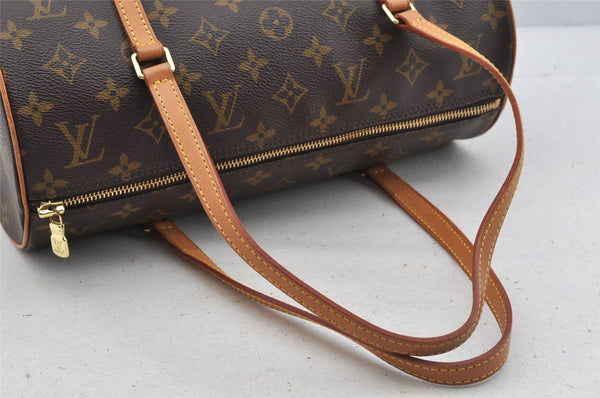 Authentic Louis Vuitton Monogram Papillon 30 Hand Bag M51385 LV 7017I