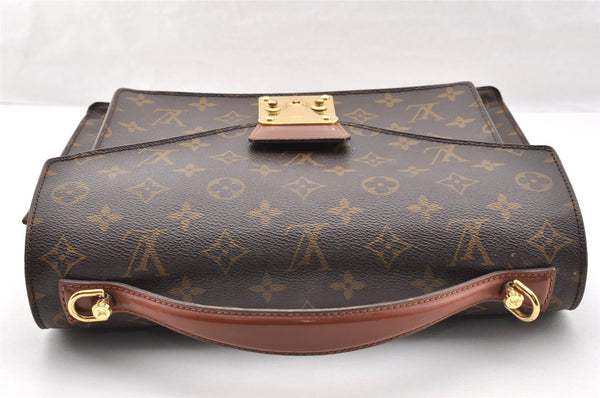 Authentic Louis Vuitton Monogram Monceau 2Way Shoulder Hand Bag M51185 LV 7020I