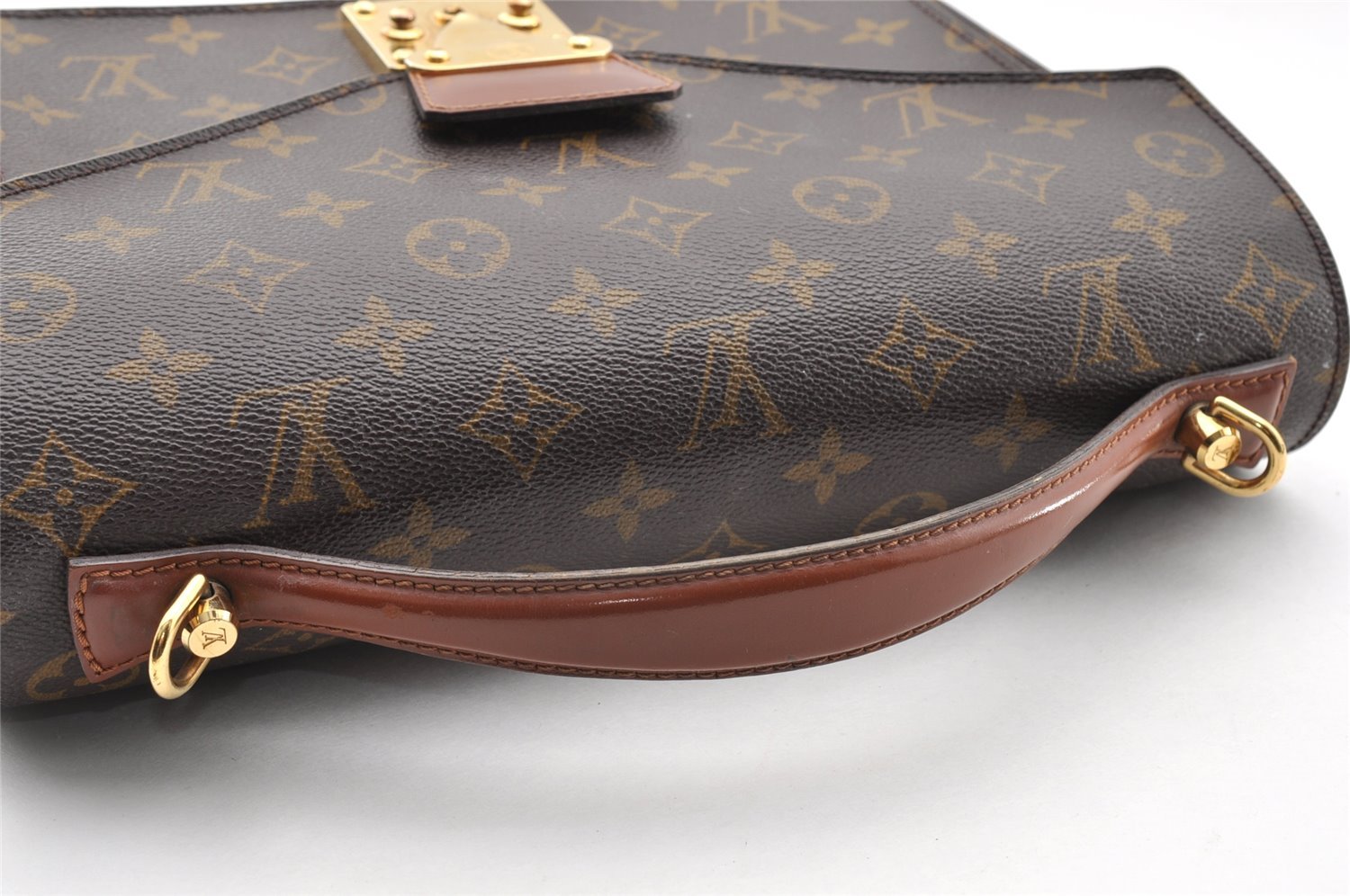 Authentic Louis Vuitton Monogram Monceau 2Way Shoulder Hand Bag M51185 LV 7020I