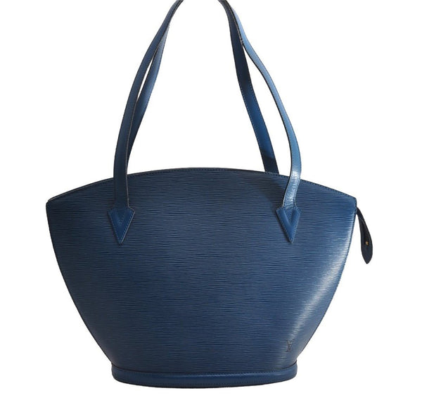 Auth Louis Vuitton Epi Saint Jacques Shopping Shoulder Bag Blue M52265 LV 7021I
