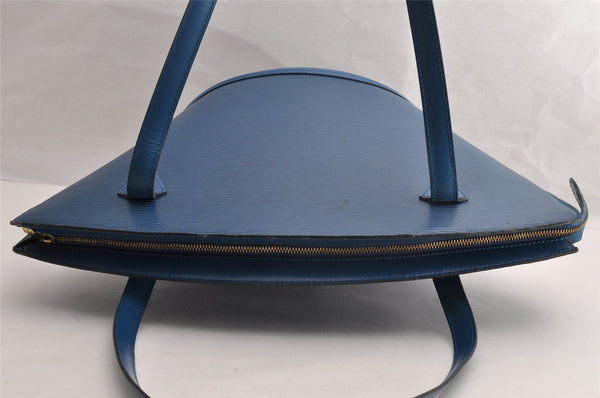 Auth Louis Vuitton Epi Saint Jacques Shopping Shoulder Bag Blue M52265 LV 7021I