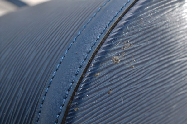 Auth Louis Vuitton Epi Saint Jacques Shopping Shoulder Bag Blue M52265 LV 7021I