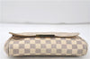 Auth Louis Vuitton Damier Azur Favorite MM Shoulder Clutch Bag N41275 LV 7022D