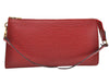 Authentic Louis Vuitton Epi Pochette Accessoires Pouch Red M52947 LV 7025D