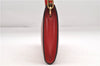 Authentic Louis Vuitton Epi Pochette Accessoires Pouch Red M52947 LV 7025D