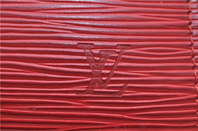 Authentic Louis Vuitton Epi Pochette Accessoires Pouch Red M52947 LV 7025D