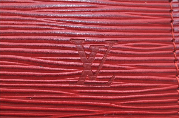 Authentic Louis Vuitton Epi Pochette Accessoires Pouch Red M52947 LV 7025D