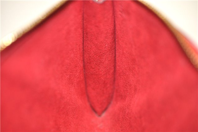 Authentic Louis Vuitton Epi Pochette Accessoires Pouch Red M52947 LV 7025D