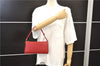 Authentic Louis Vuitton Epi Pochette Accessoires Pouch Red M52947 LV 7025D