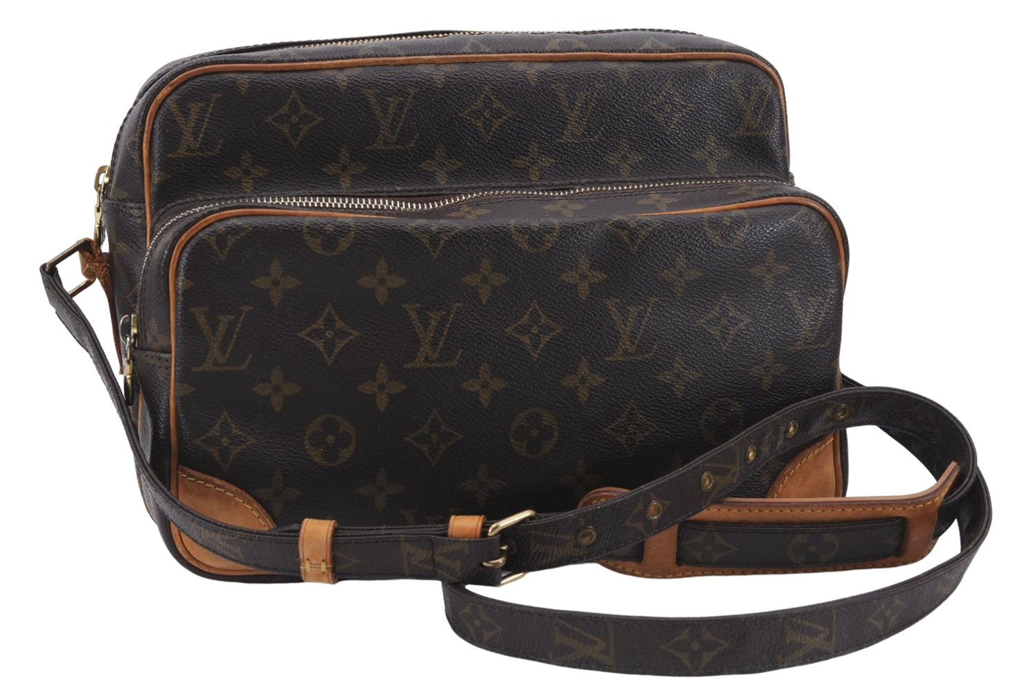 Authentic Louis Vuitton Monogram Nile Shoulder Cross Body Bag M45244 LV 7026D