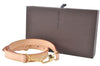 Authentic Louis Vuitton Leather Shoulder Strap Beige 17.3-29.5" LV Box 7027A