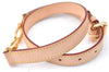 Authentic Louis Vuitton Leather Shoulder Strap Beige 17.3-29.5" LV Box 7027A