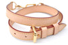 Authentic Louis Vuitton Leather Shoulder Strap Beige 17.3-29.5" LV Box 7027A