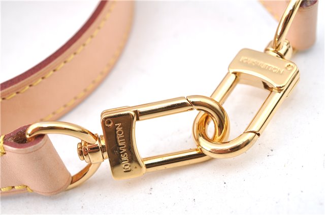 Authentic Louis Vuitton Leather Shoulder Strap Beige 17.3-29.5