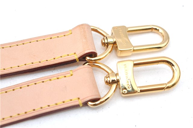 Authentic Louis Vuitton Leather Shoulder Strap Beige 17.3-29.5