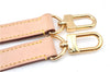 Authentic Louis Vuitton Leather Shoulder Strap Beige 17.3-29.5" LV Box 7027A