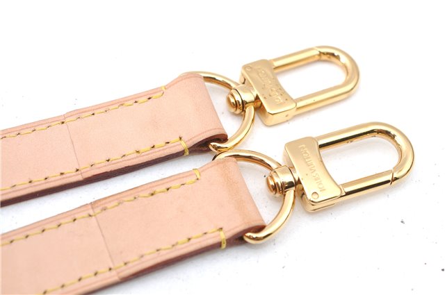 Authentic Louis Vuitton Leather Shoulder Strap Beige 17.3-29.5
