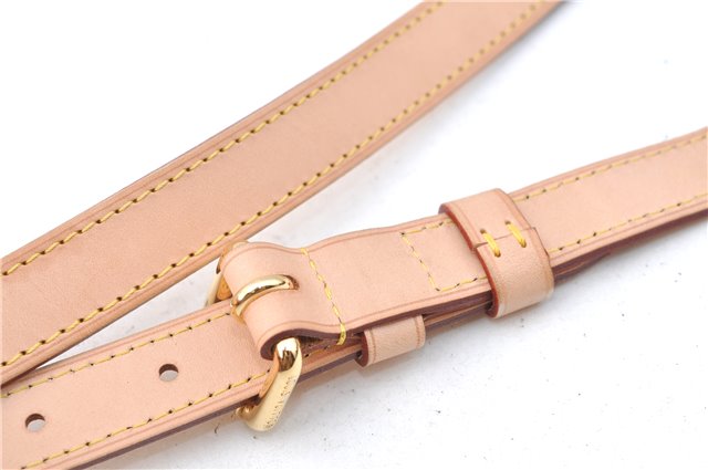 Authentic Louis Vuitton Leather Shoulder Strap Beige 17.3-29.5