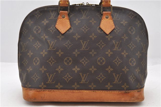 Authentic LOUIS VUITTON Monogram Alma Hand Bag Purse M51130 LV 7027C