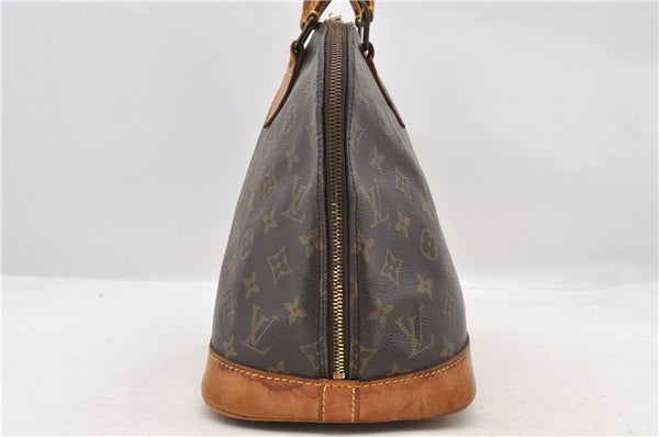 Authentic LOUIS VUITTON Monogram Alma Hand Bag Purse M51130 LV 7027C