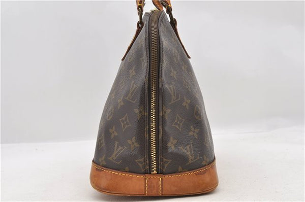 Authentic LOUIS VUITTON Monogram Alma Hand Bag Purse M51130 LV 7027C