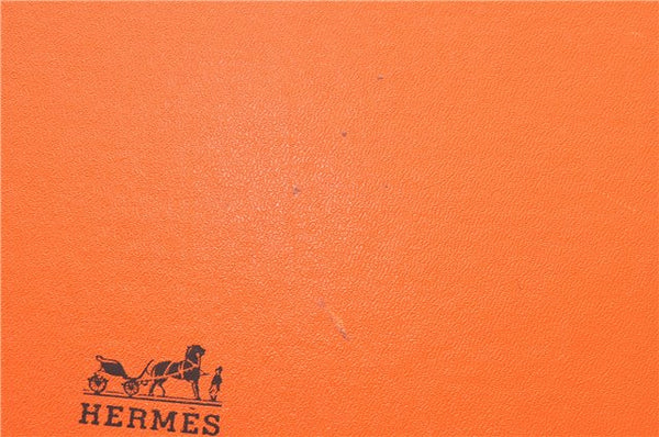 Authentic HERMES Carre 90 Scarf Flower Motif Silk Brown Blue Box 7027D