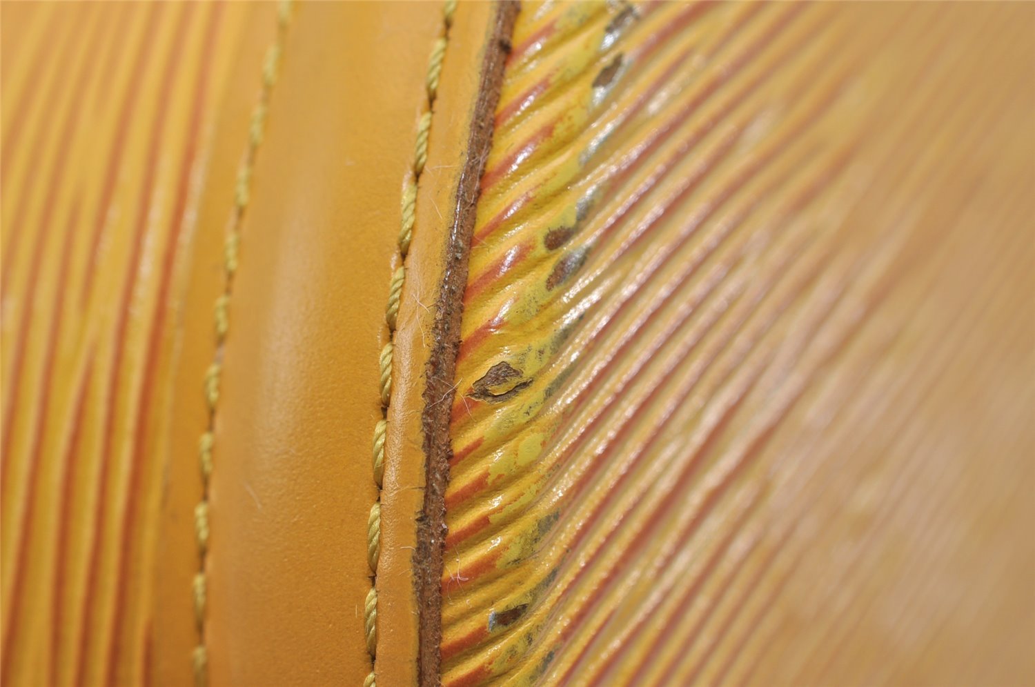 Auth Louis Vuitton Epi Saint Jacques Shopping Shoulder Bag M52269 Yellow 7027I