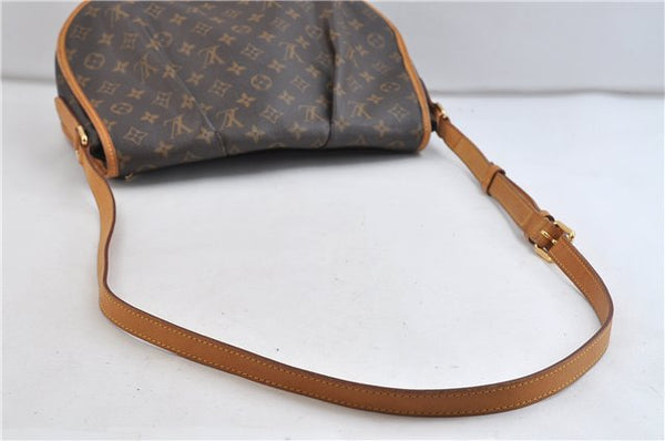 Auth LOUIS VUITTON Monogram Menilmontant MM Shoulder Cross Bag M40473 LV 7028C