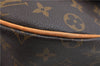 Auth LOUIS VUITTON Monogram Menilmontant MM Shoulder Cross Bag M40473 LV 7028C