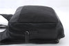 Authentic PRADA Nylon Leather Backpack Black 7029C