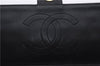 Authentic CHANEL Calf Skin Matelasse Chain Shoulder Bag Purse Black CC 7029D