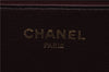 Authentic CHANEL Calf Skin Matelasse Chain Shoulder Bag Purse Black CC 7029D