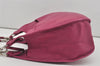 Authentic Christian Dior Vintage Shoulder Tote Bag Leather Pink 7029I