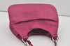 Authentic Christian Dior Vintage Shoulder Tote Bag Leather Pink 7029I