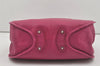 Authentic Christian Dior Vintage Shoulder Tote Bag Leather Pink 7029I