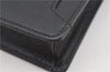 Authentic BURBERRY Vintage Leather Clutch Hand Bag Purse Black 7030F