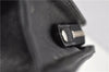Authentic BURBERRY Vintage Leather Clutch Hand Bag Purse Black 7030F