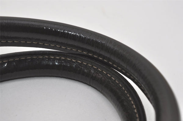 Authentic GUCCI Vintage Hand Tote Bag GG PVC Leather 190259 Brown 7030I