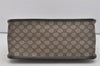 Authentic GUCCI Vintage Hand Tote Bag GG PVC Leather 190259 Brown 7030I