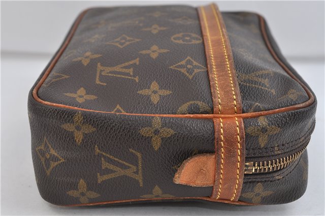 Auth LOUIS VUITTON Monogram Compiegne 23 Clutch Hand Bag M51847 LV Junk 7031C