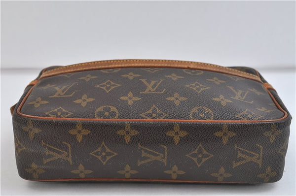 Auth LOUIS VUITTON Monogram Compiegne 23 Clutch Hand Bag M51847 LV Junk 7031C