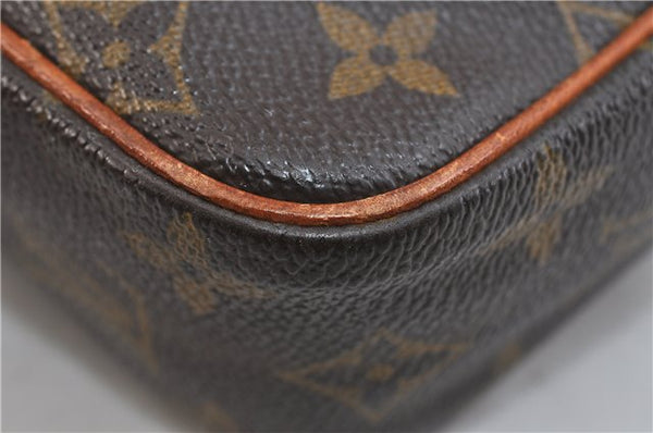 Auth LOUIS VUITTON Monogram Compiegne 23 Clutch Hand Bag M51847 LV Junk 7031C