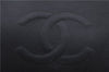 Authentic CHANEL Caviar Skin CoCo Mark Shoulder Tote Bag Black CC 7031D