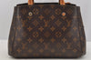 Authentic Louis Vuitton Monogram Montaigne GM 2Way Hand Bag M41055 LV 7031I
