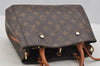 Authentic Louis Vuitton Monogram Montaigne GM 2Way Hand Bag M41055 LV 7031I