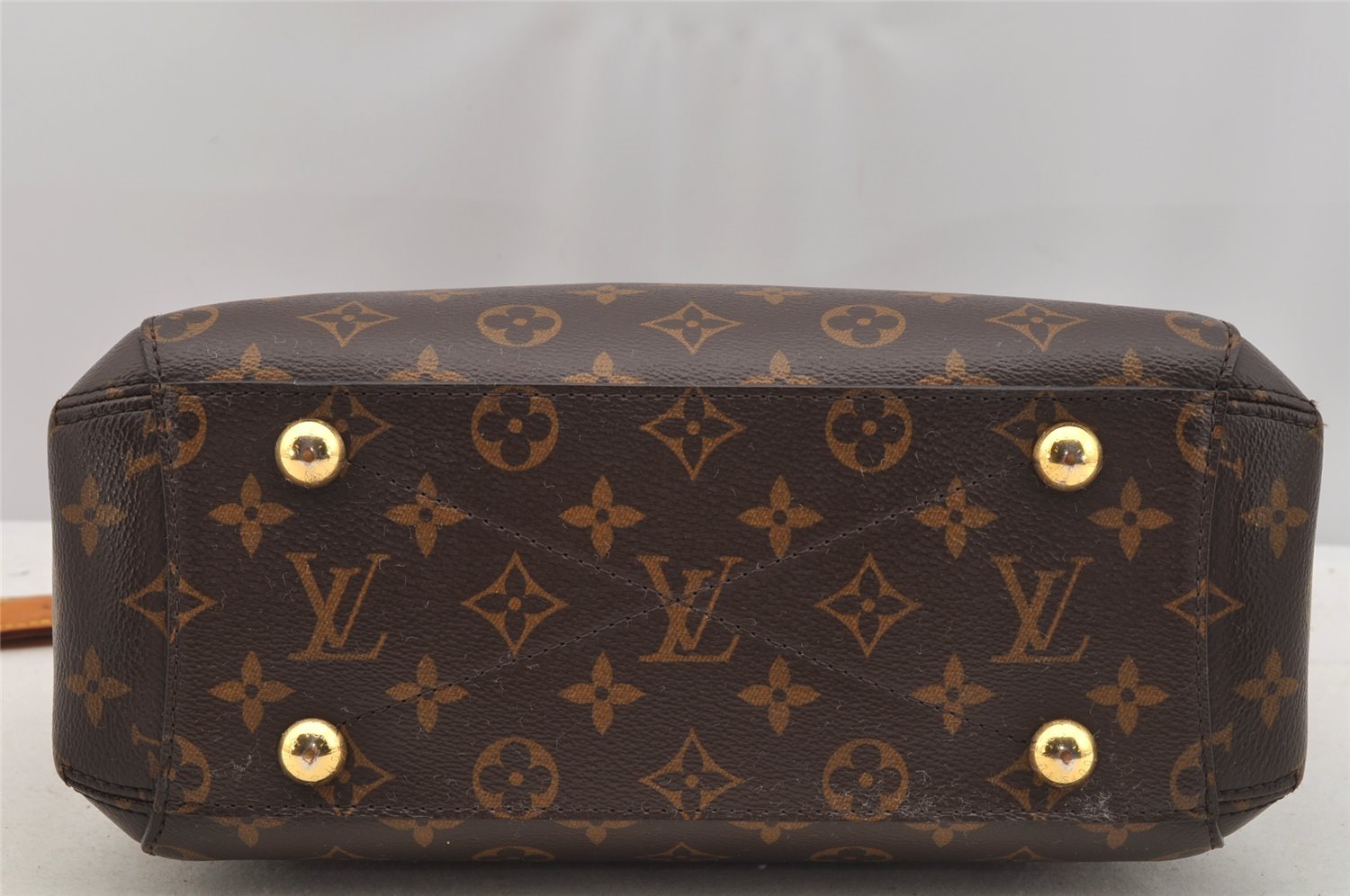 Authentic Louis Vuitton Monogram Montaigne GM 2Way Hand Bag M41055 LV 7031I