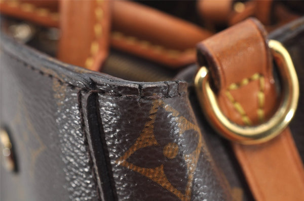 Authentic Louis Vuitton Monogram Montaigne GM 2Way Hand Bag M41055 LV 7031I